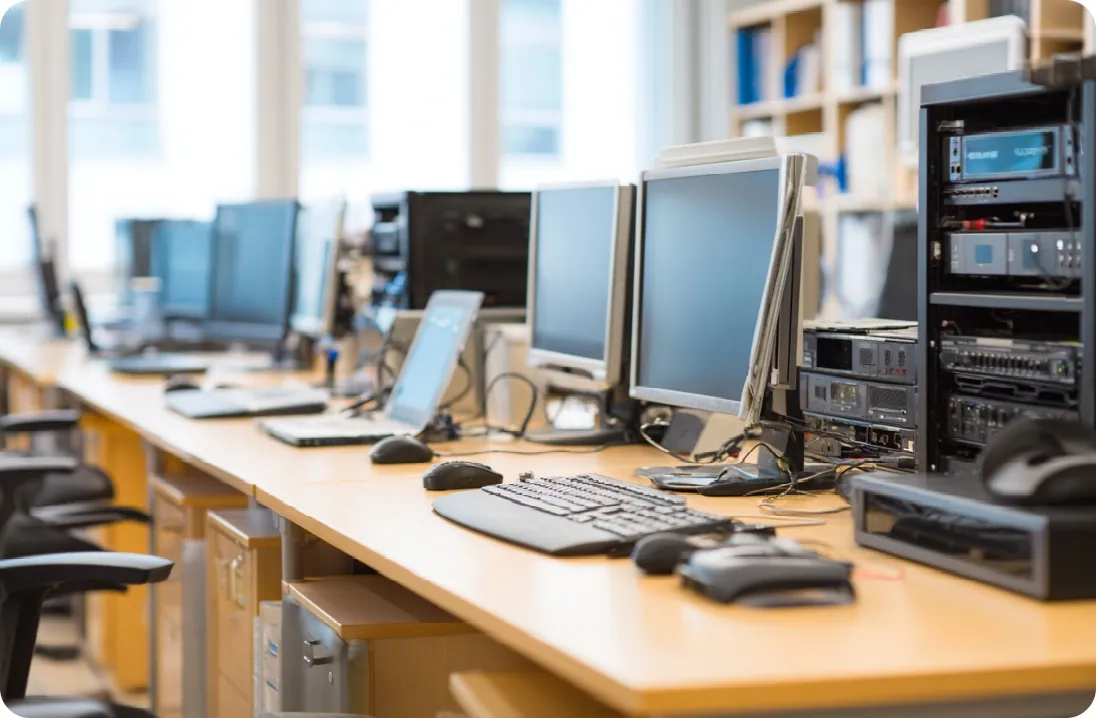 Arbeitspl&auml;tze in einem B&uuml;ro