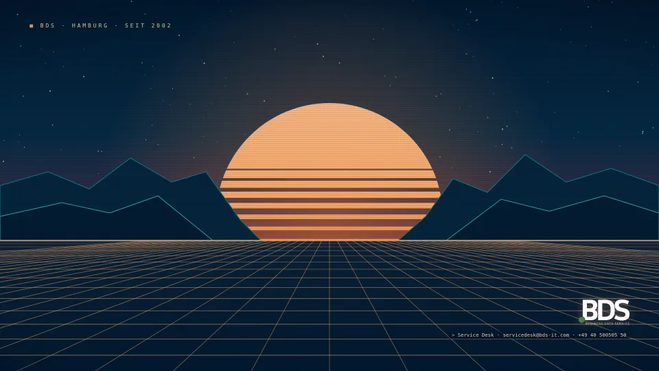 Wallpaper Retro: Sunset